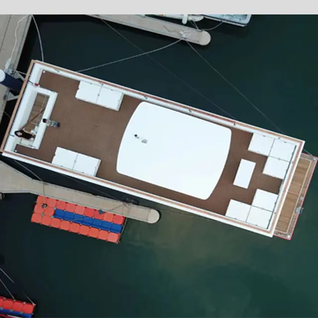 14.6 Meter Fiberglass House Boats 48 Feet